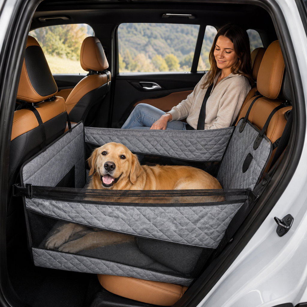 BackSeat Bed™ — Dog Car Hammock & Seat Extender