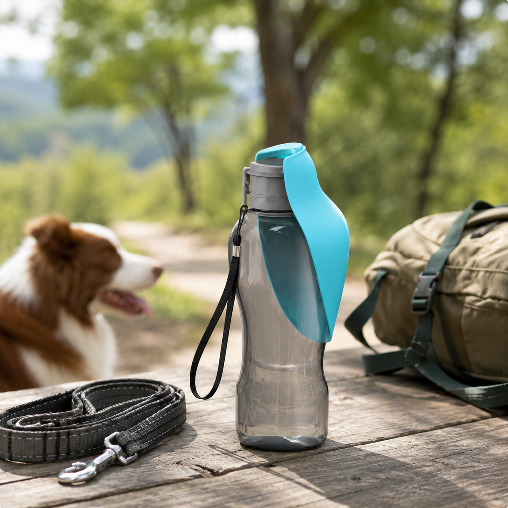 TrailSip™ — 800 ml Pet Travel Water Bottle