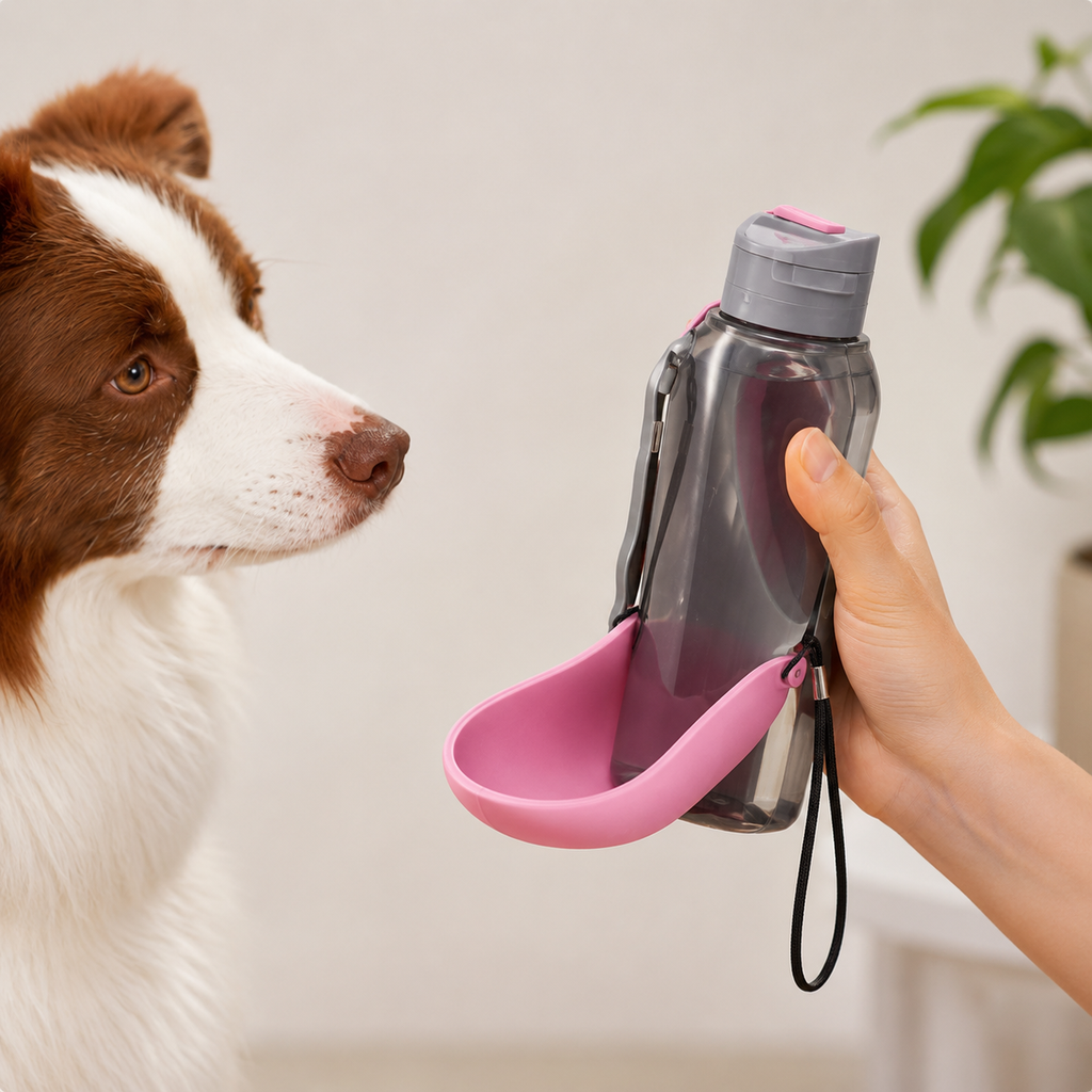 TrailSip™ — 800 ml Pet Travel Water Bottle