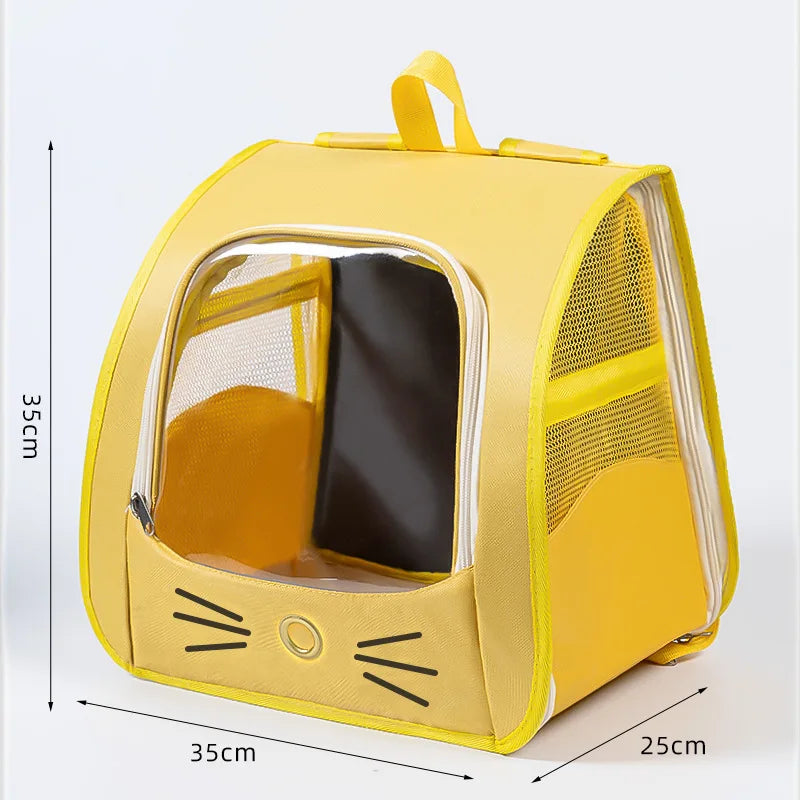 CarryNest™ — 3-Way Cat Travel Backpack