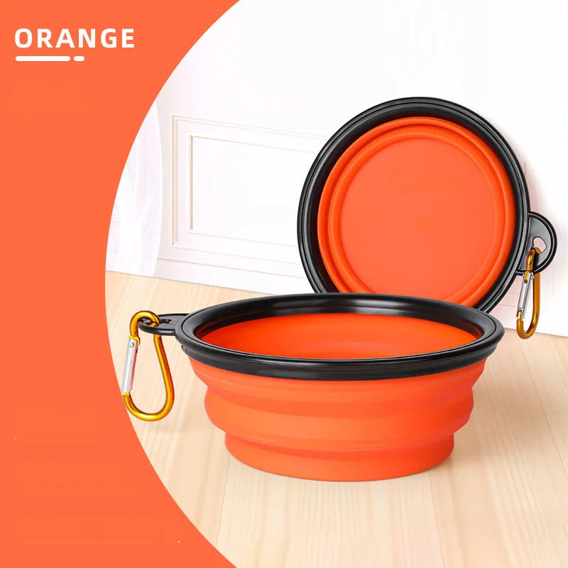 RoadBowl™ — Foldable Silicone Pet Travel Bowl