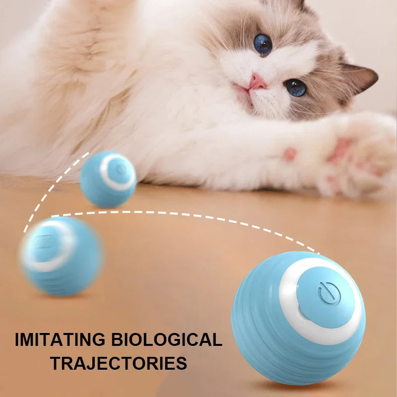 PounceBall™ — Automatic Interactive Cat Toy