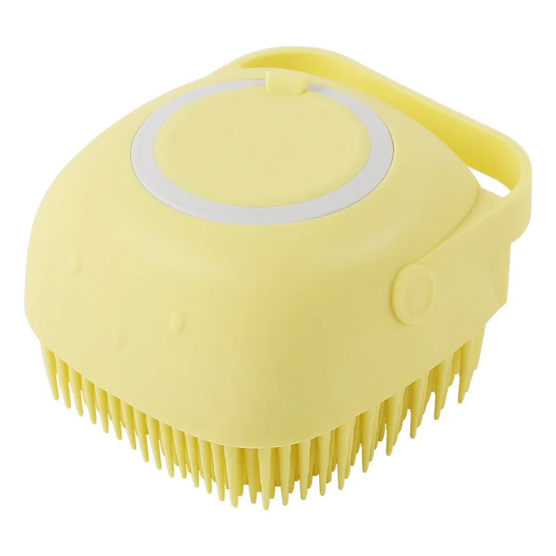 SudsScrub™ — Shampoo Dispensing Pet Bath Brush