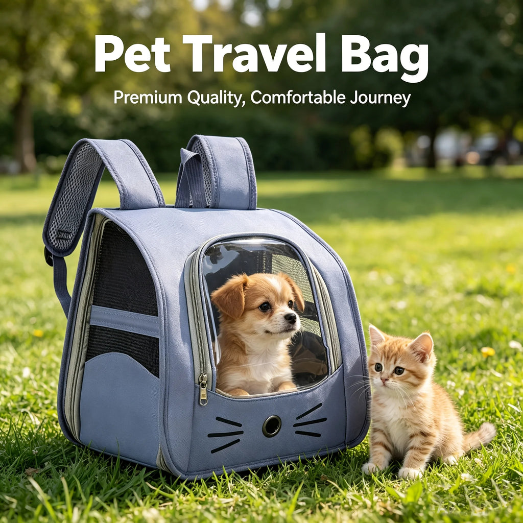 CarryNest™ — 3-Way Cat Travel Backpack