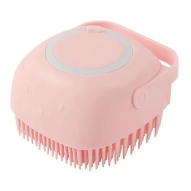 SudsScrub™ — Shampoo Dispensing Pet Bath Brush