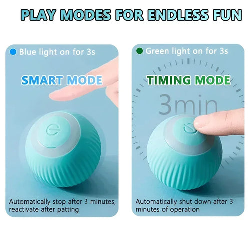 PounceBall™ — Automatic Interactive Cat Toy